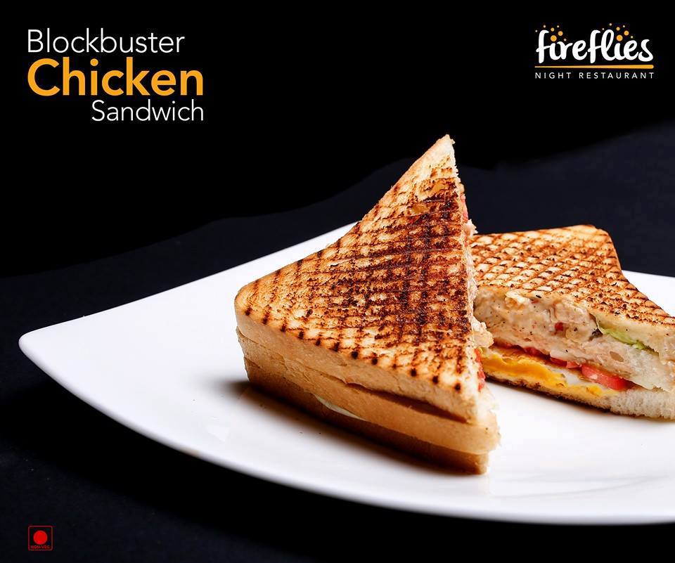 The Block Busters Chicken Sandwich - fireflies