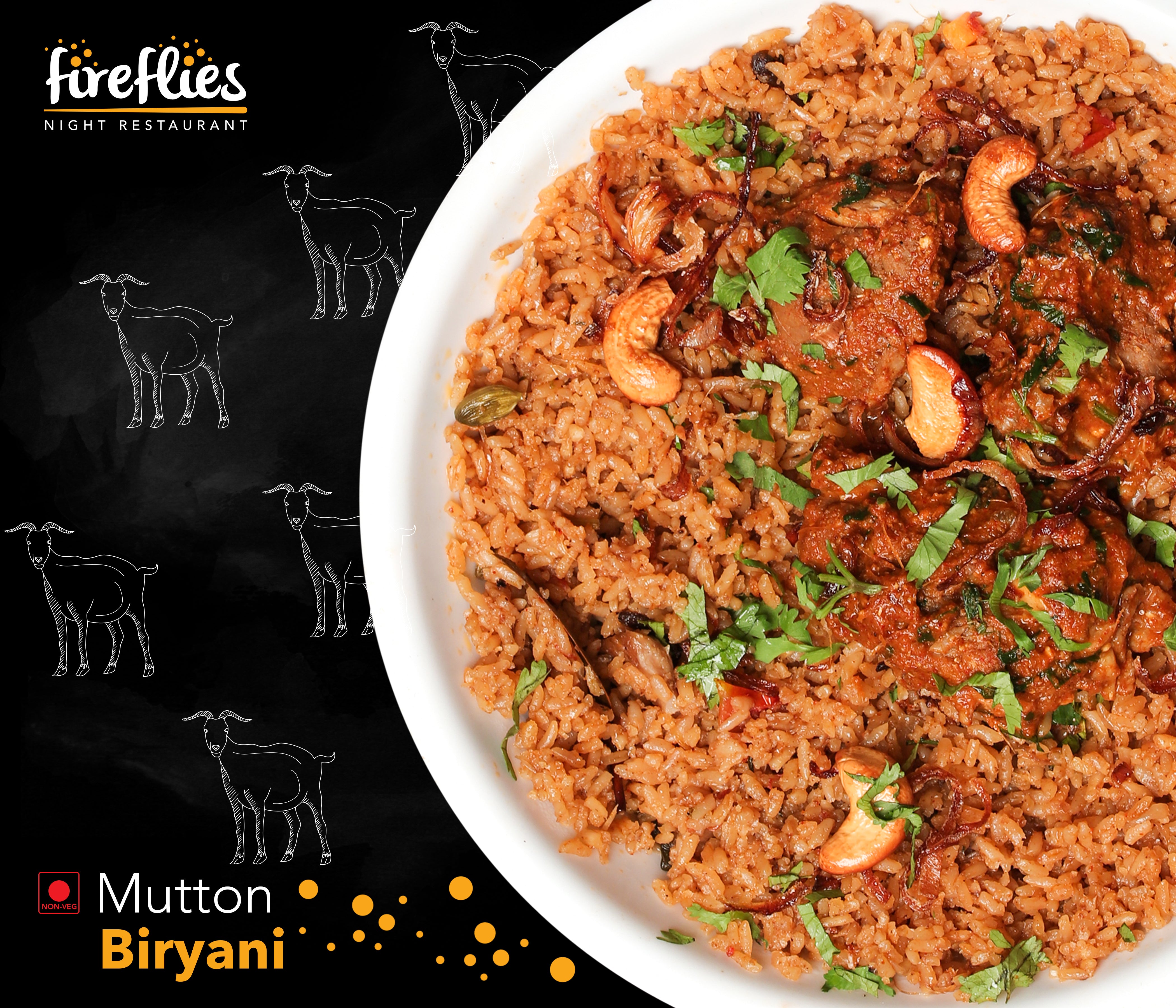 Mutton Biryani - fireflies