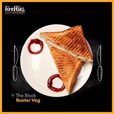 Block Buster Veg Sandwich - fireflies