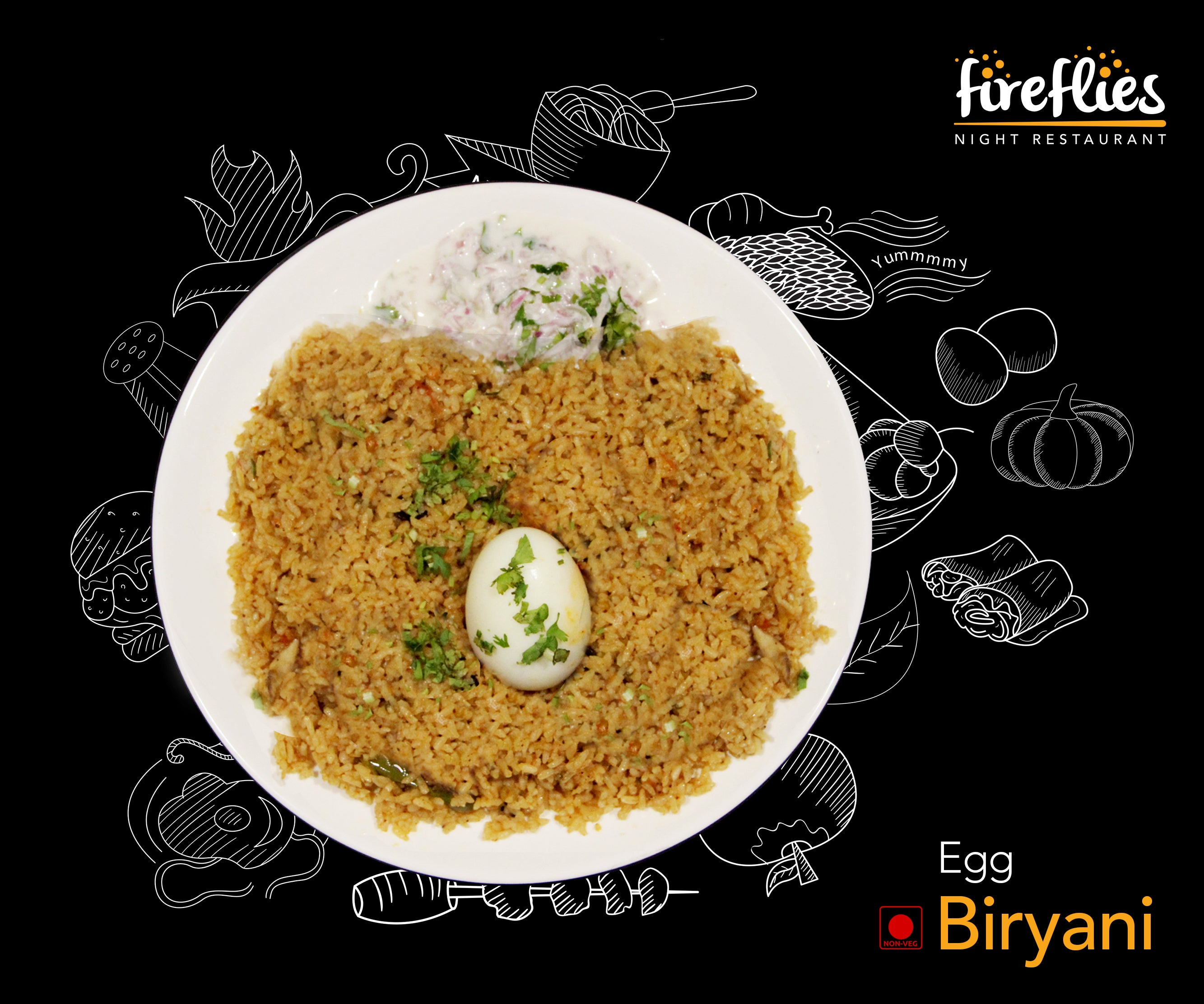 Egg Biryani - fireflies