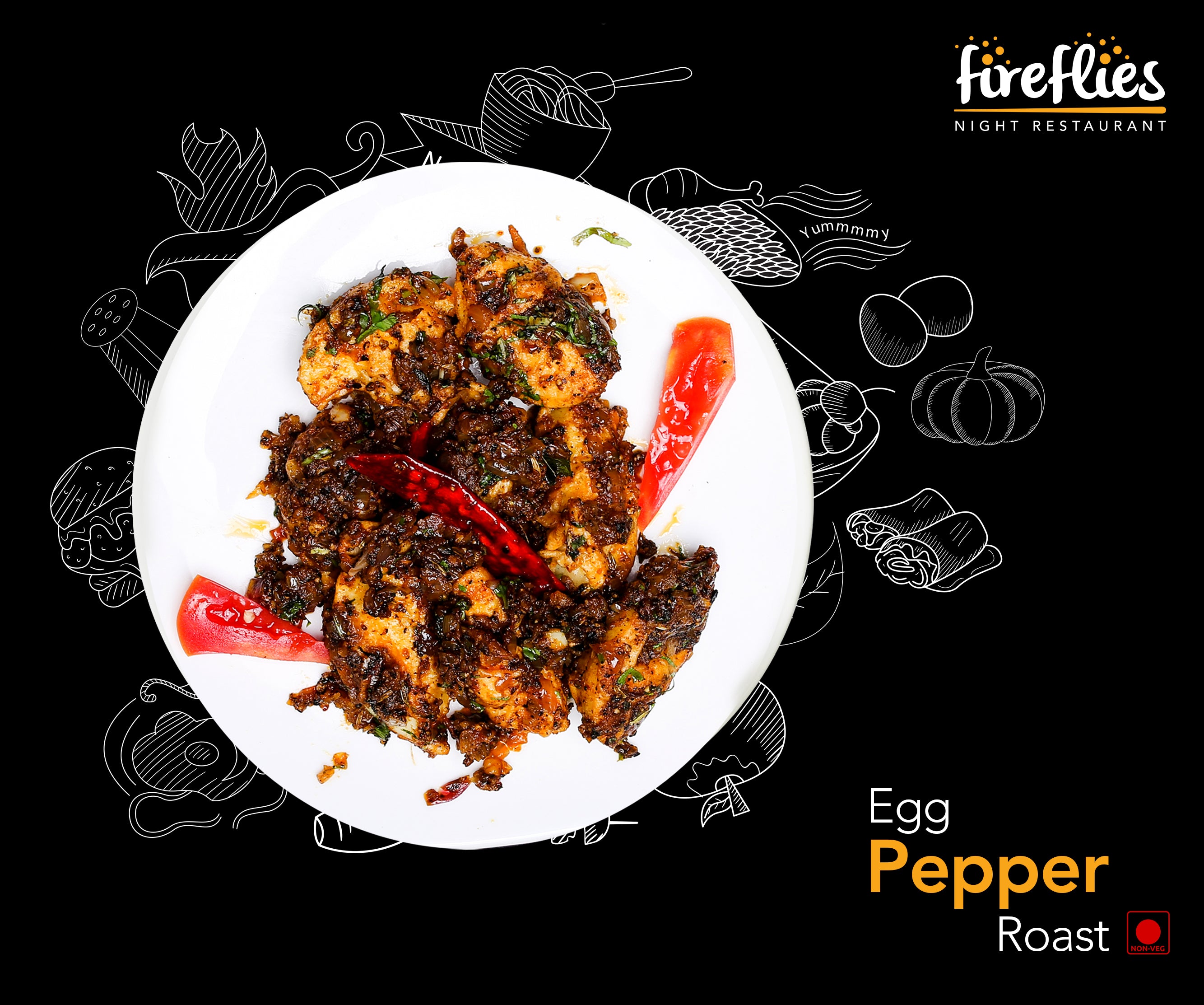 Egg Pepper Roast - fireflies