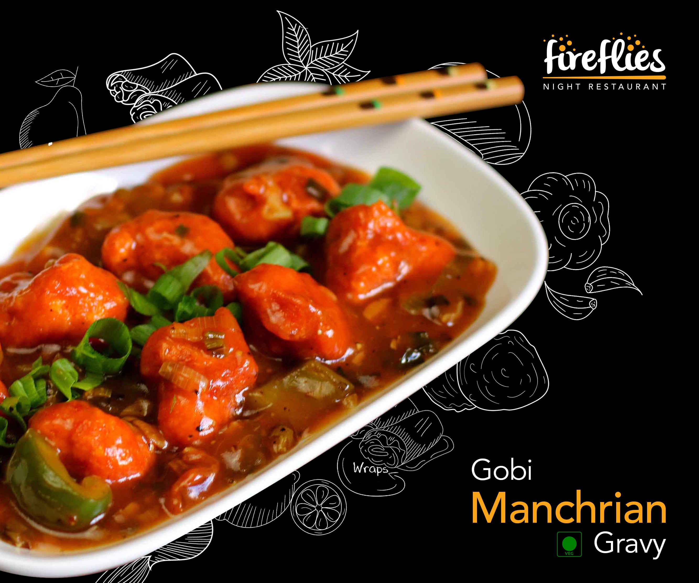 Gobi Manchurian Gravy - fireflies