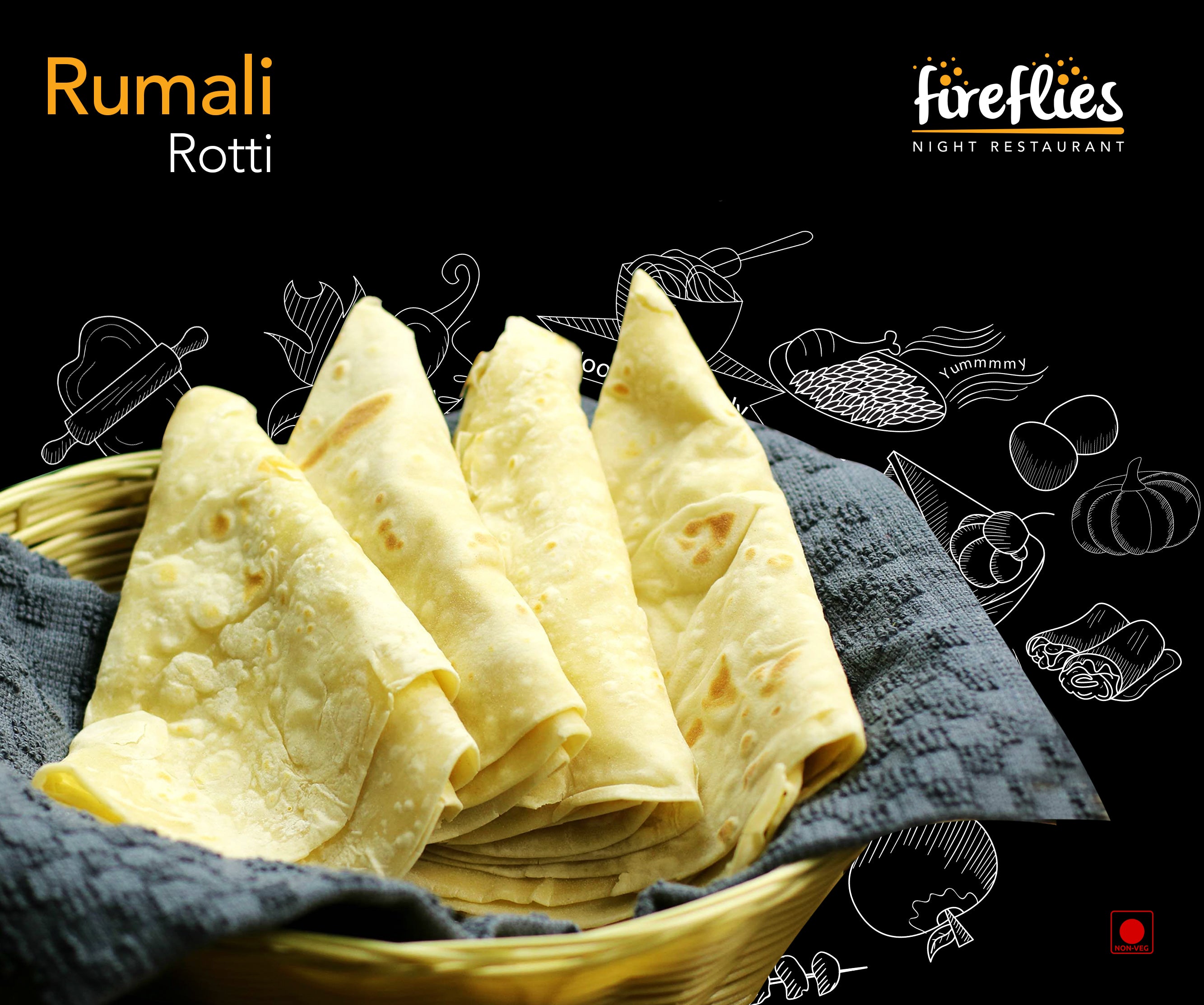 Rumali Roti - fireflies