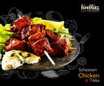 Schezwan Chicken Tikka - fireflies