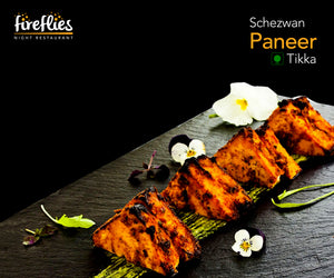 Schezwan Paneer Tikka - fireflies